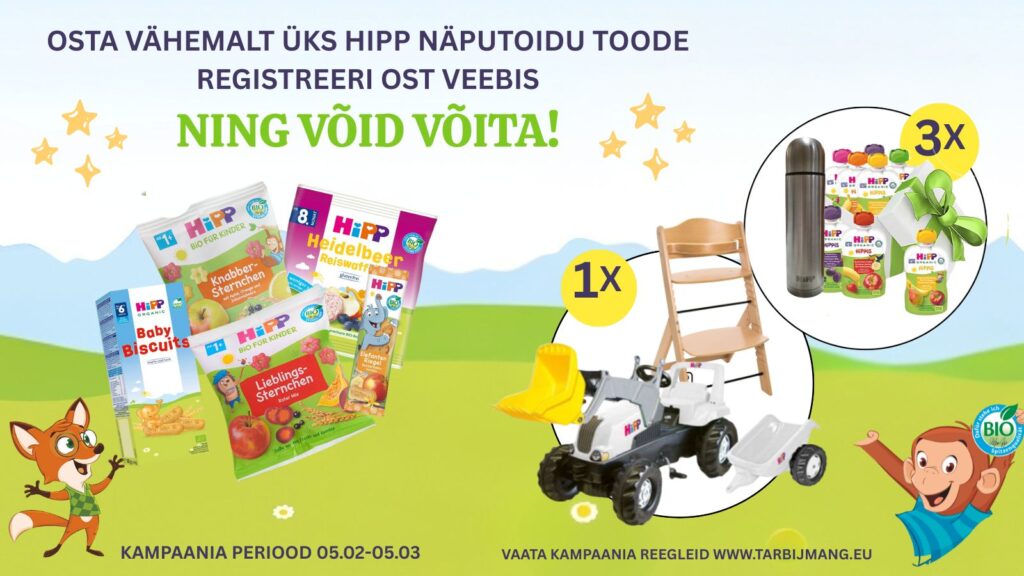 HIPP NÄPUTOITUDE TARBIJAKAMPAANIA!