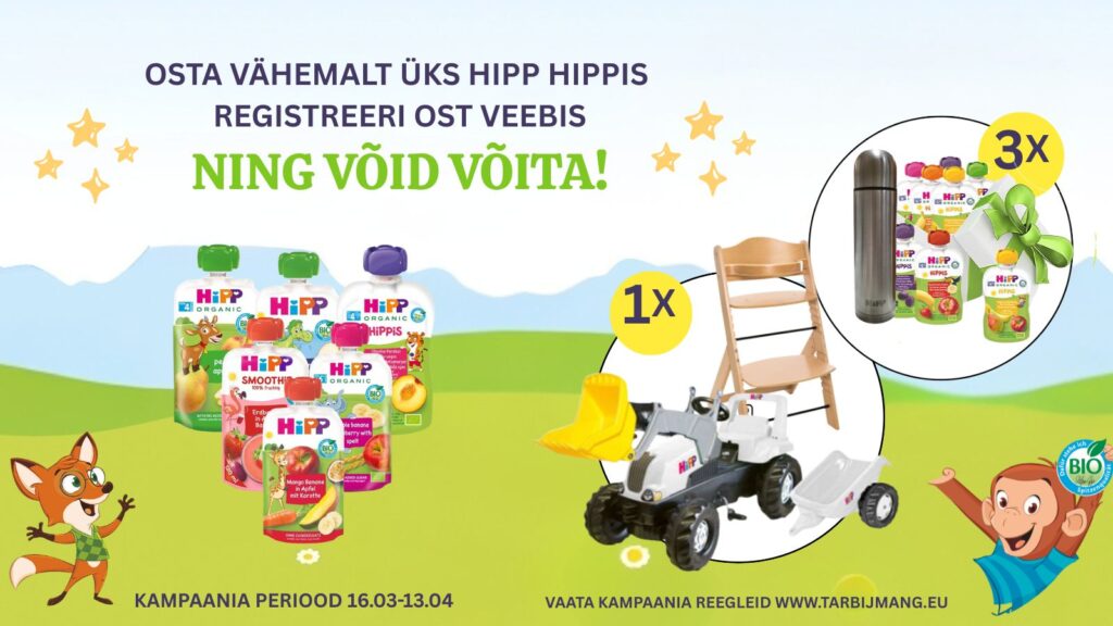 HIPP HIPPIS TARBIJAKAMPAANIA!