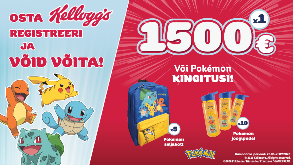 KELLOG’S x TAGASI KOOLI TARBIJAKAMPAANIA!